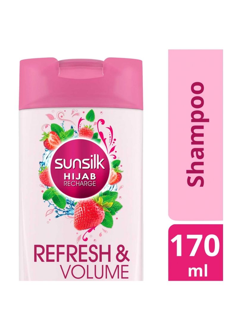 Sunsilk Shampoo Hijab Recharge Refresh & Volume Strawberry 170mL |  KlikIndomaret