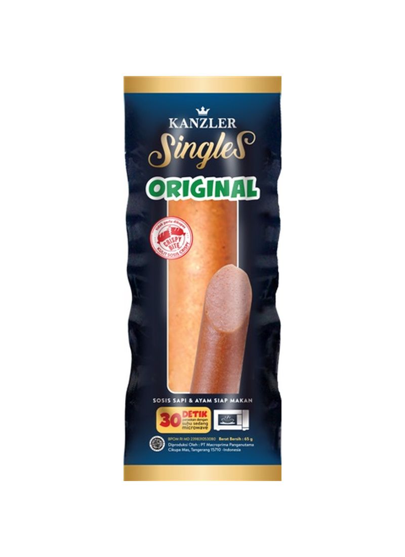  Kanzler  Singles Sosis  Original 65g KlikIndomaret