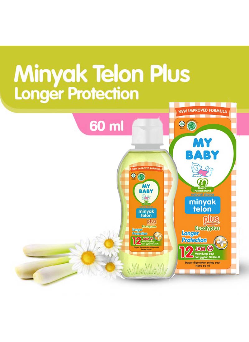 My Baby Minyak Telon Plus Longer Protection 60ml Klikindomaret