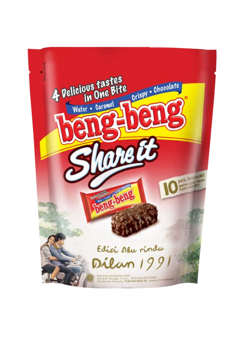 Beng Beng Wafer Chocolate Share It 10s 95g Klikindomaret