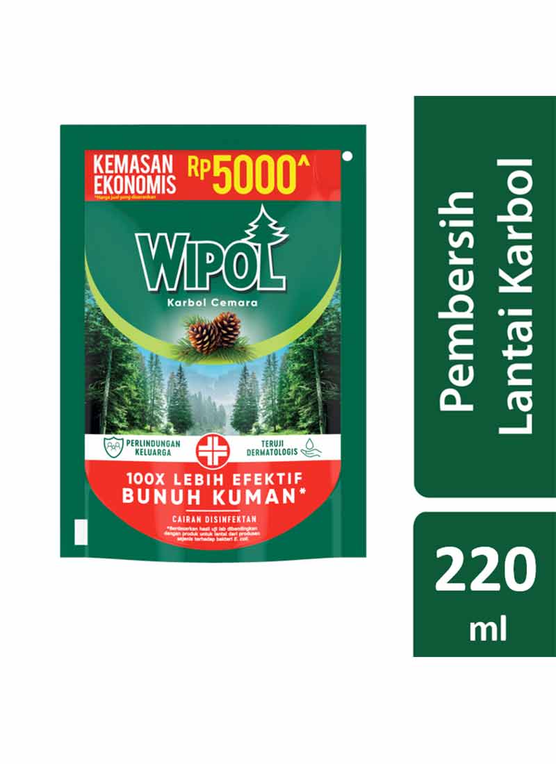  Wipol Pembersih Lantai  Classic Pine 240Ml KlikIndomaret