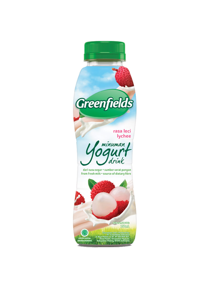 Greenfields Yogurt Drink Lychee 240mL | Klik Indomaret