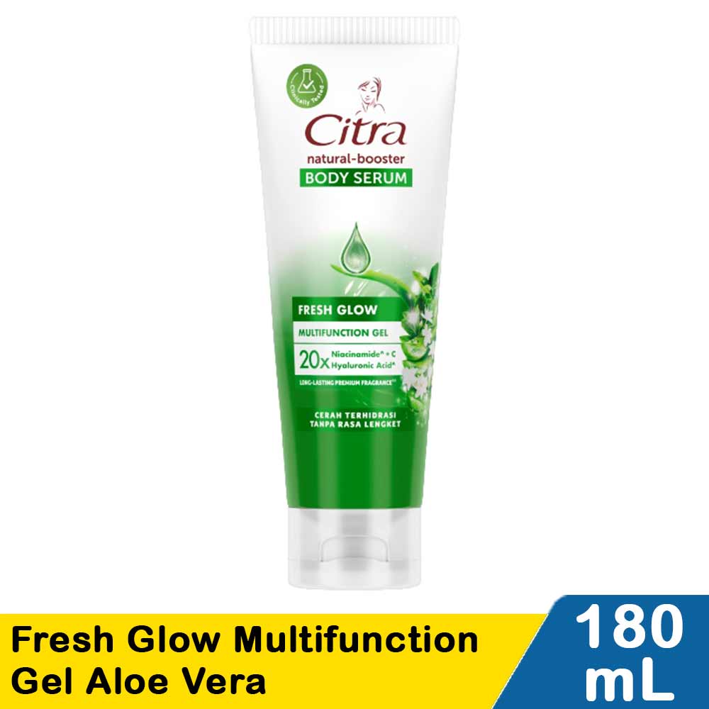 Citra Fresh Glow Multifunction Gel Aloe Vera 180mL | Klik Indomaret