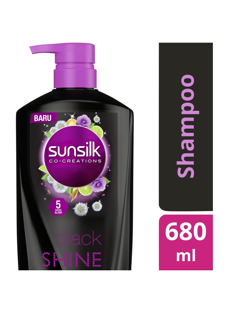 Sunsilk Shampoo Co-Creations Black Shine 680mL | KlikIndomaret