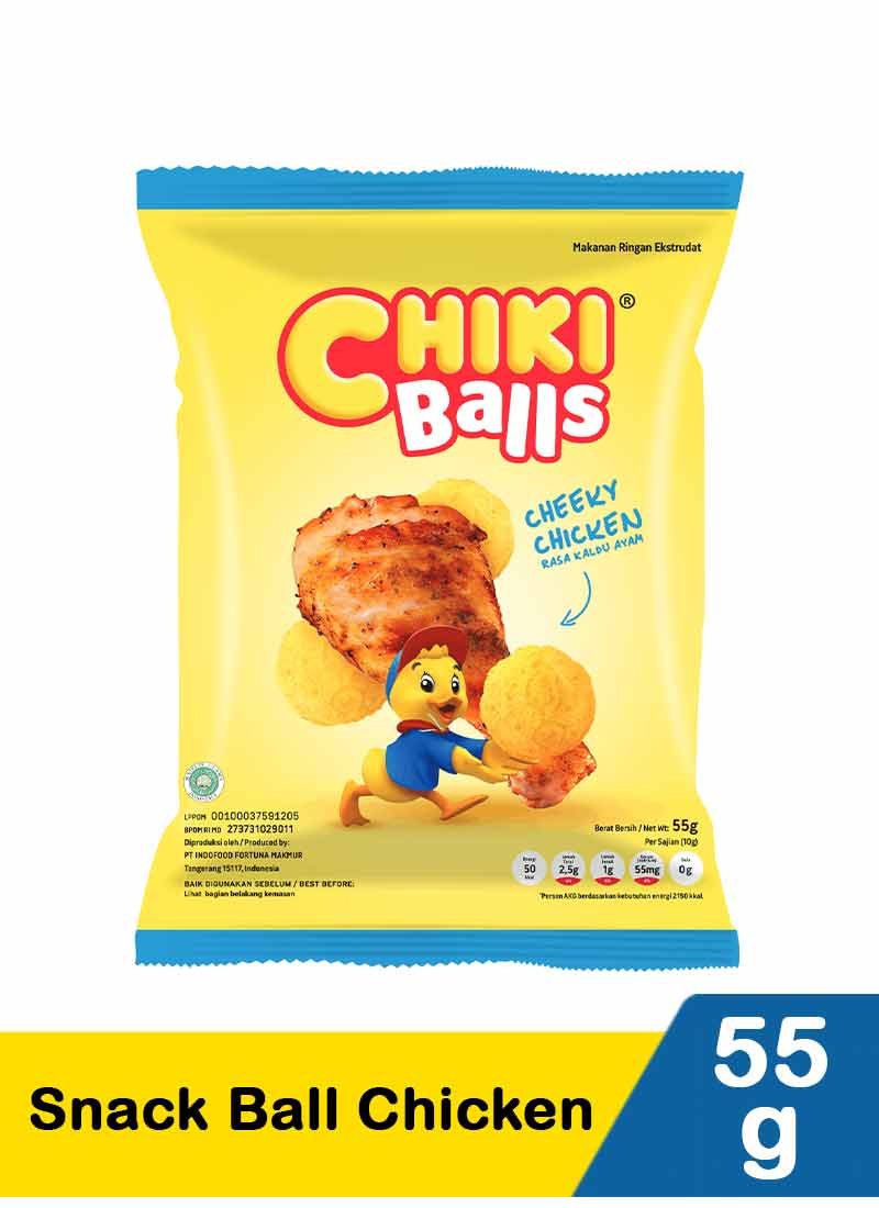 Chiki Snack Balls Chicken 55g KlikIndomaret