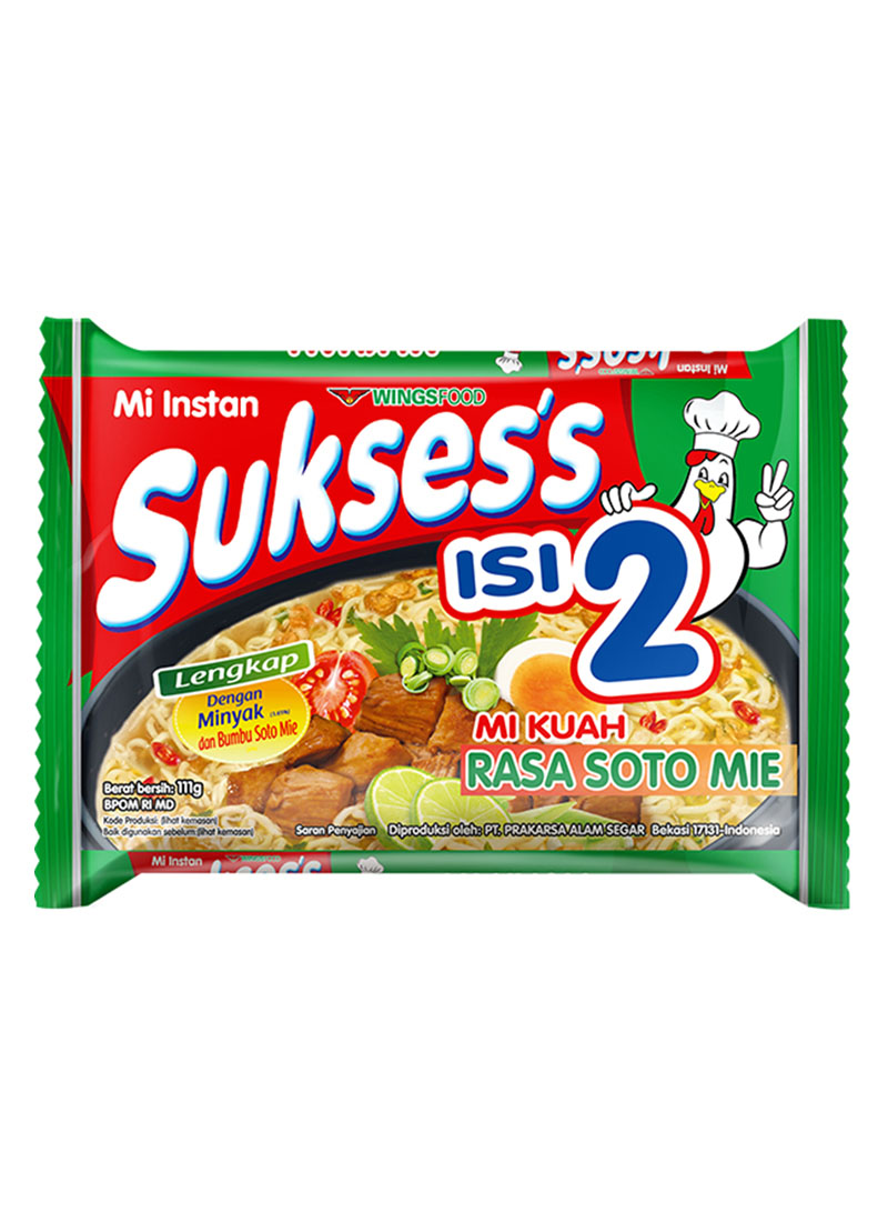 Sukses's Mi Instan Kuah Isi 2 Soto Mie 111G | KlikIndomaret