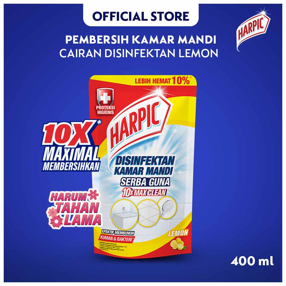 Harpic Pembersih Kamar Mandi Lime 400ml Klikindomaret