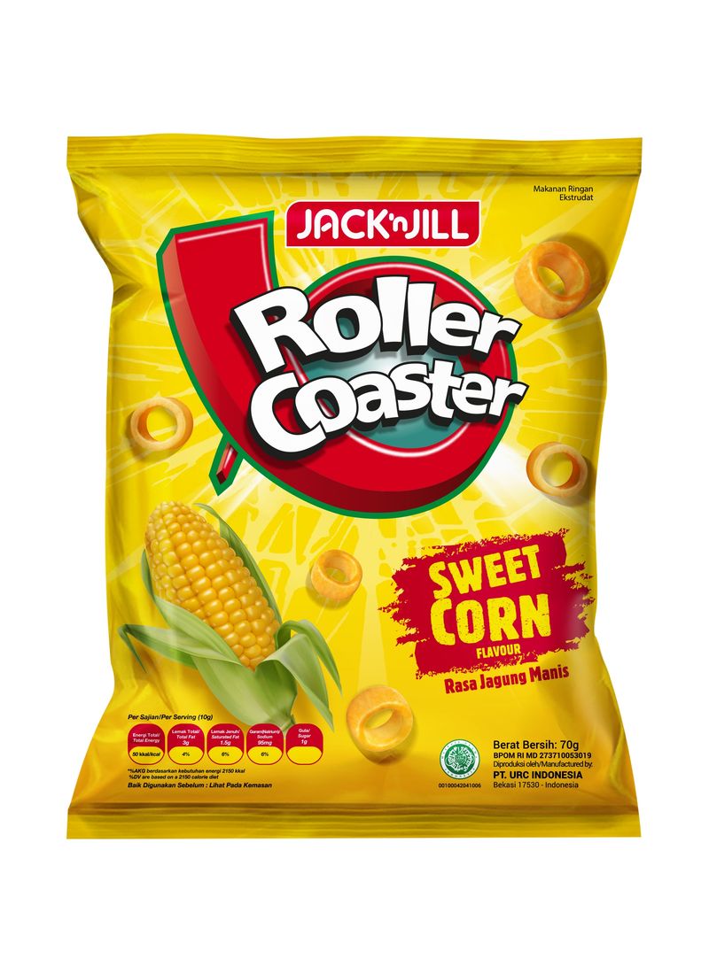 Roller Coaster Snack Jagung Manis 70g KlikIndomaret