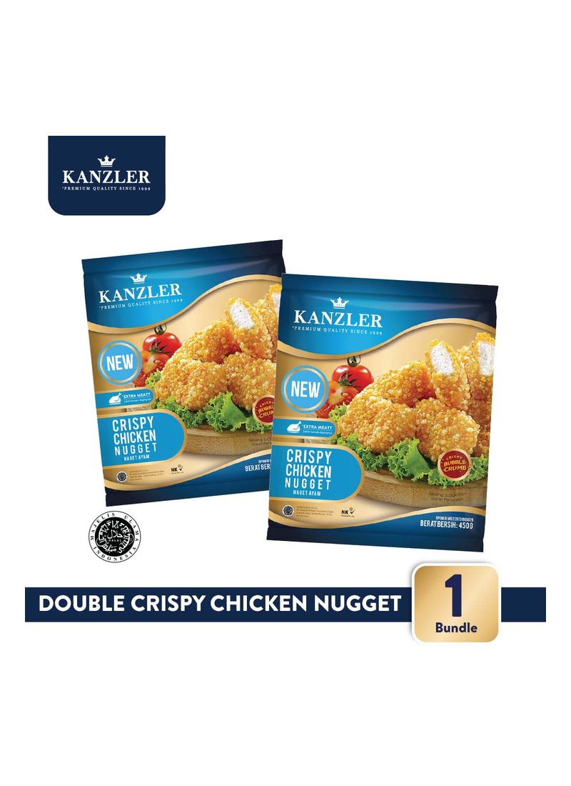 Kanzler Double Chicken Nugget Crispy 900g Klikindomaret