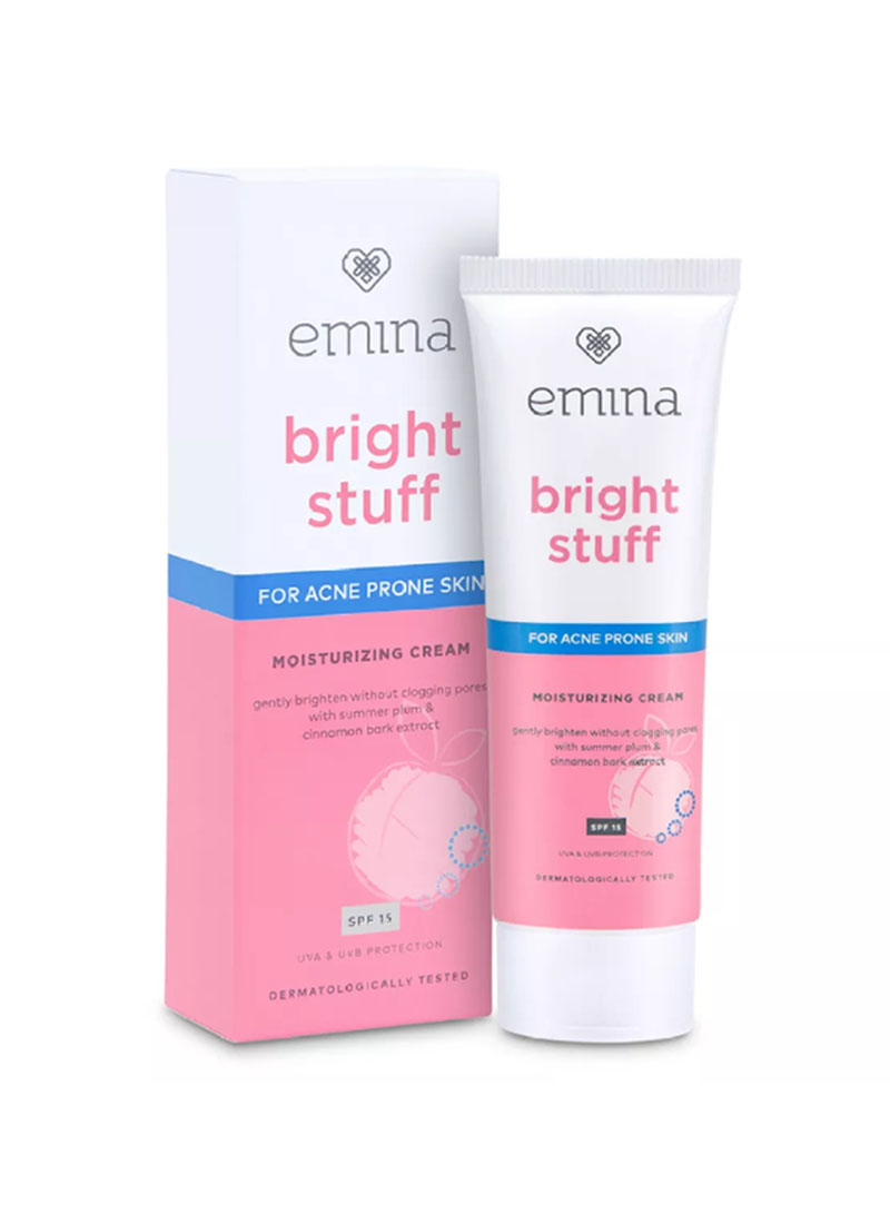 Emina Bright Stuff Moisturizng Cream For Acne Prone Skin 20Ml | Klik ...