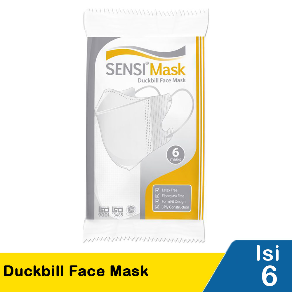Sensi Mask Duckbill Face Mask 6'S | KlikIndomaret