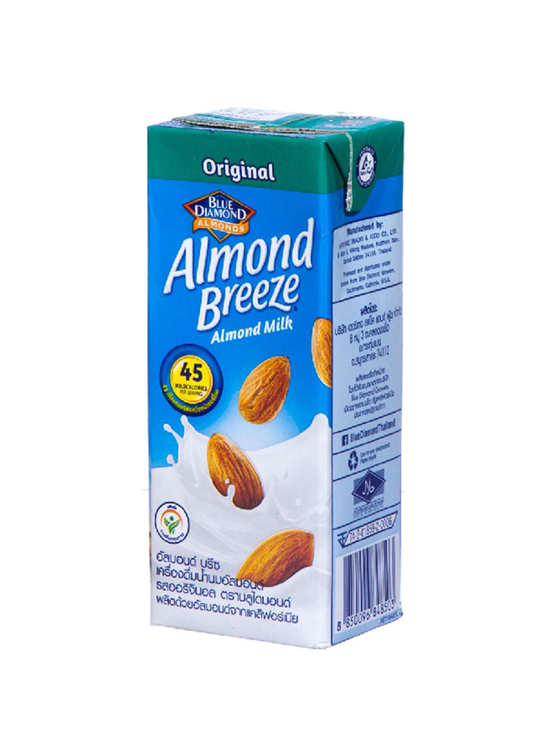 blue diamond almond milk healthy