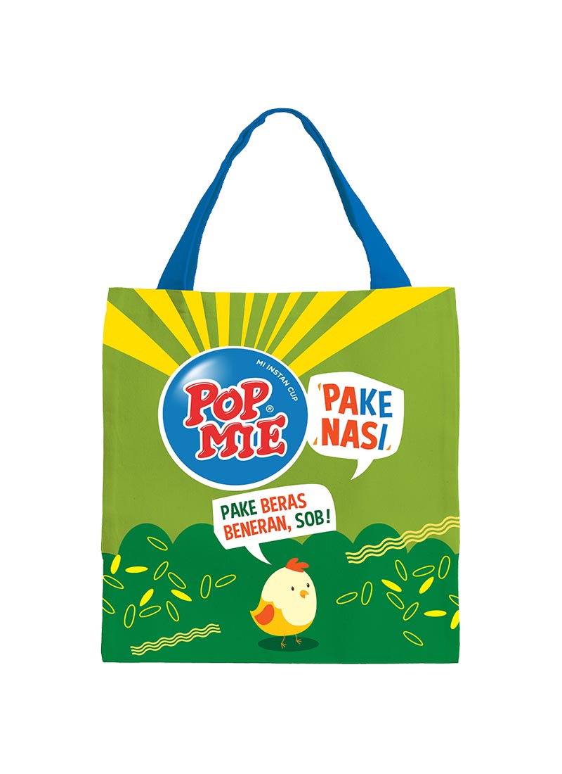 Pop Mie Panas Tote Bag Klik Indomaret