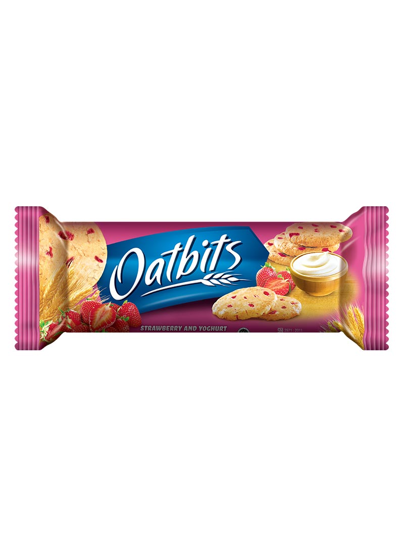 Oatbits Biskuit Oat Strawbery & Yogurt 110g | KlikIndomaret