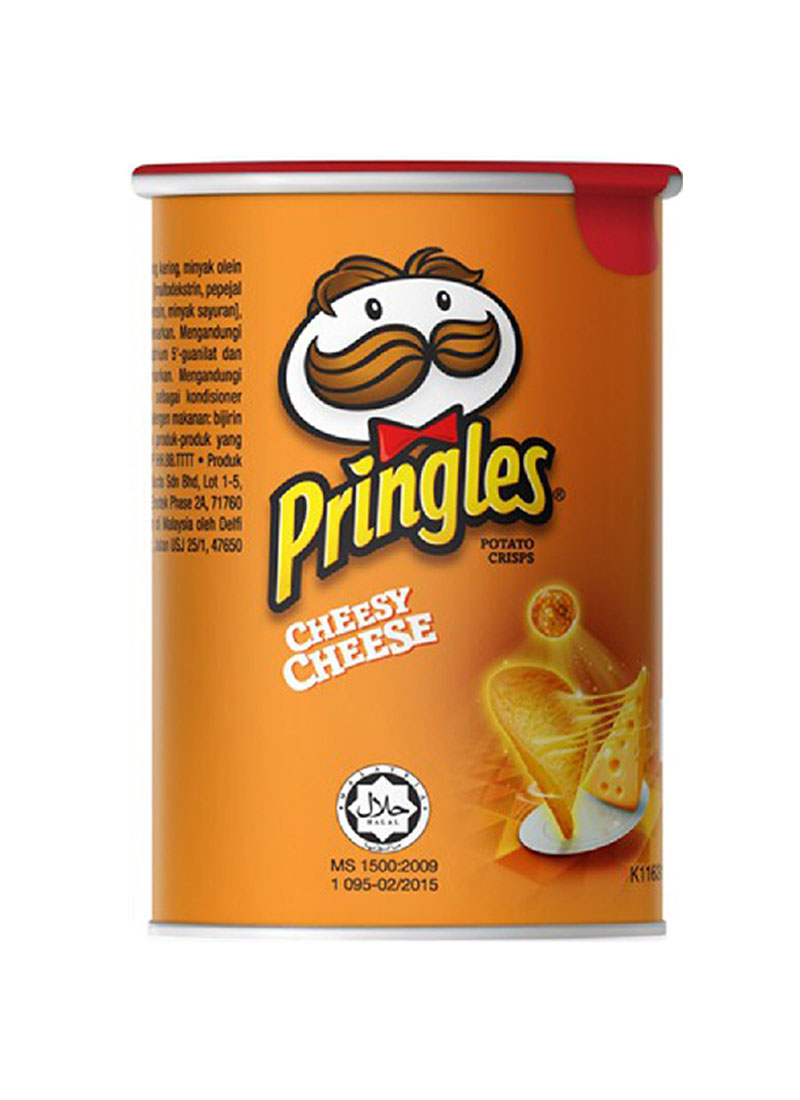 Pringles Potato Crisps Cheesy Cheese 42g Klikindomaret