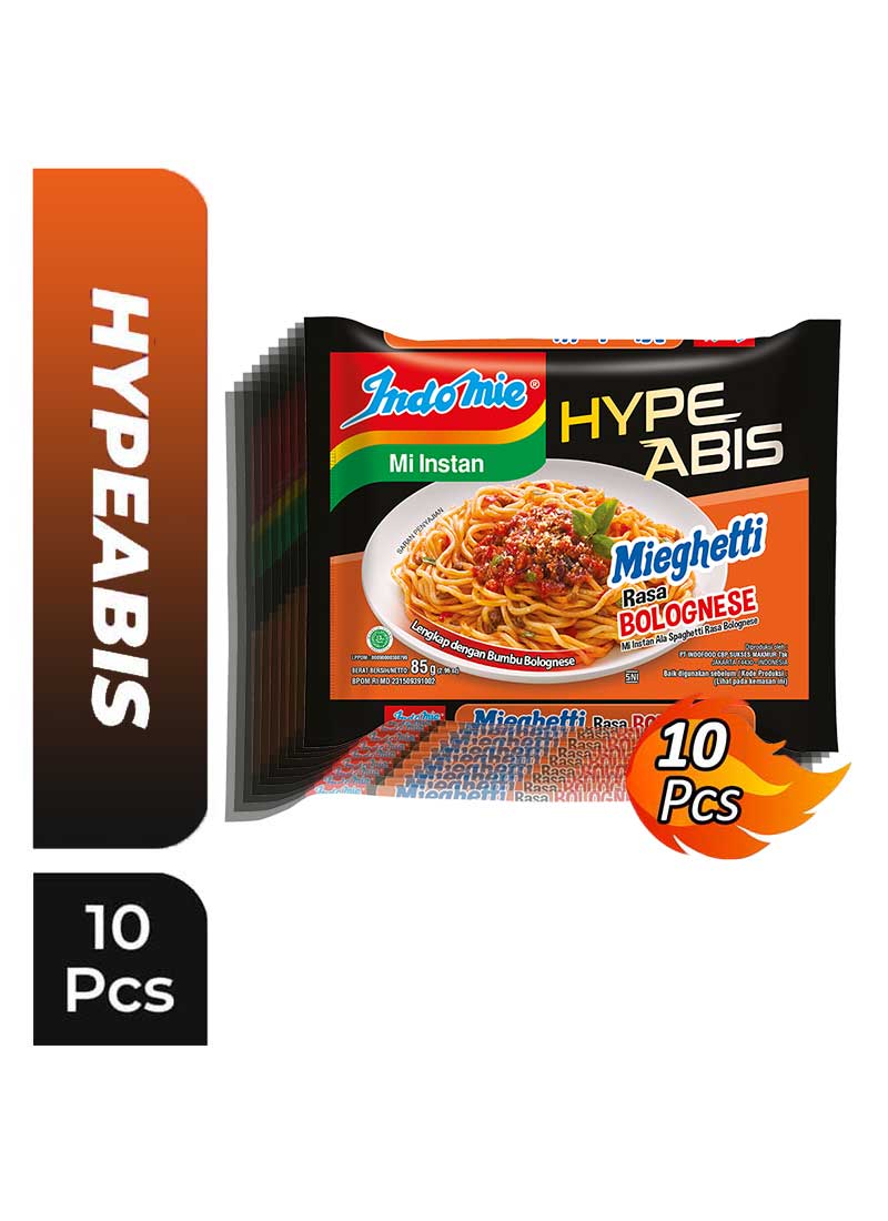 Indomie Hypeabis Mieghetti Bolognese 10X85g KlikIndomaret