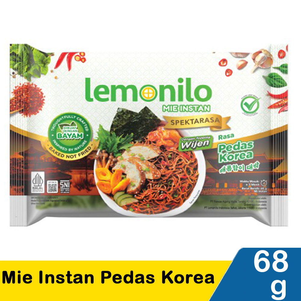 Lemonilo Mie Instant Pedas Korea 85G | KlikIndomaret
