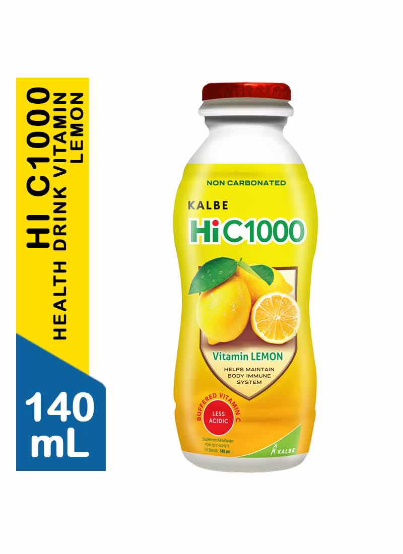 Hi C1000 Health Drink Vitamin Lemon 140ml Klikindomaret