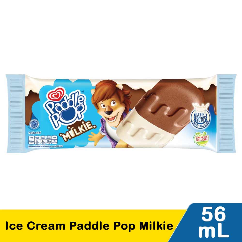 Wall's Ice Cream Paddle Pop Milkie 56mL | Klik Indomaret