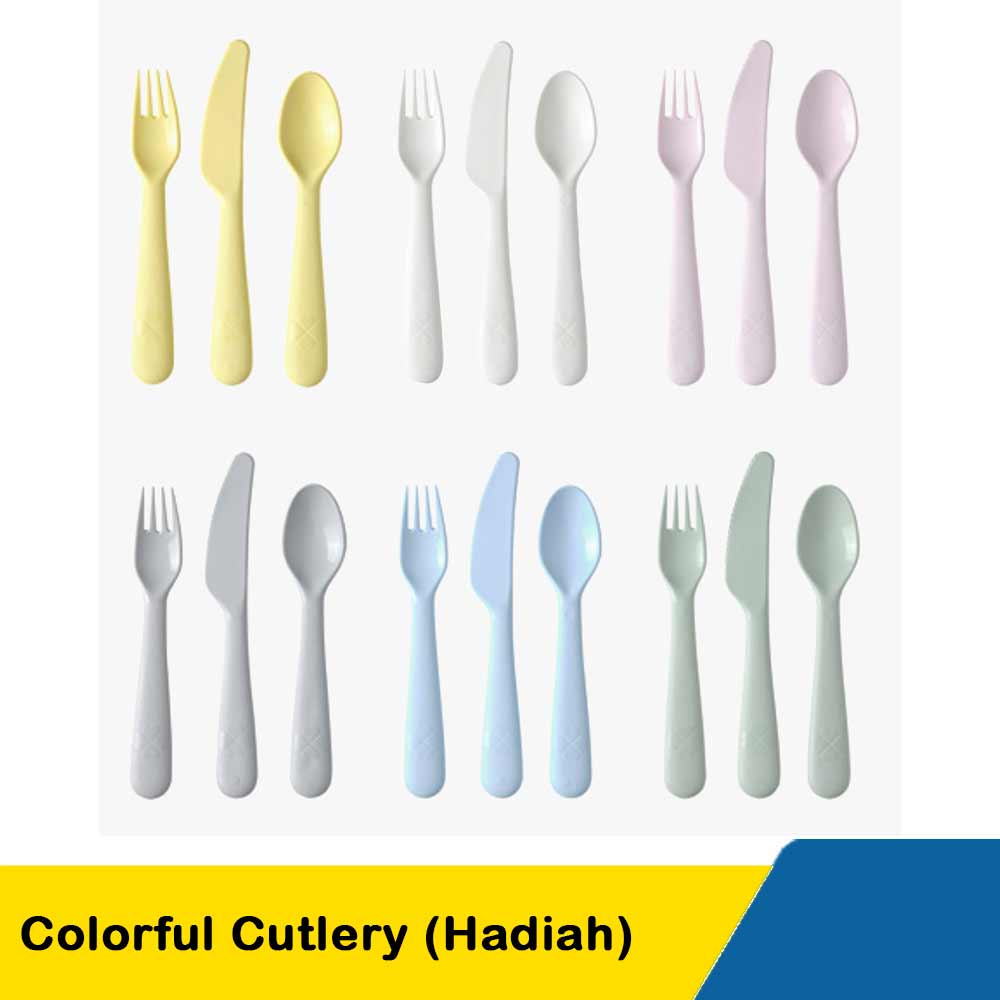 S Colorful Cutlery Hadiah Klik Indomaret