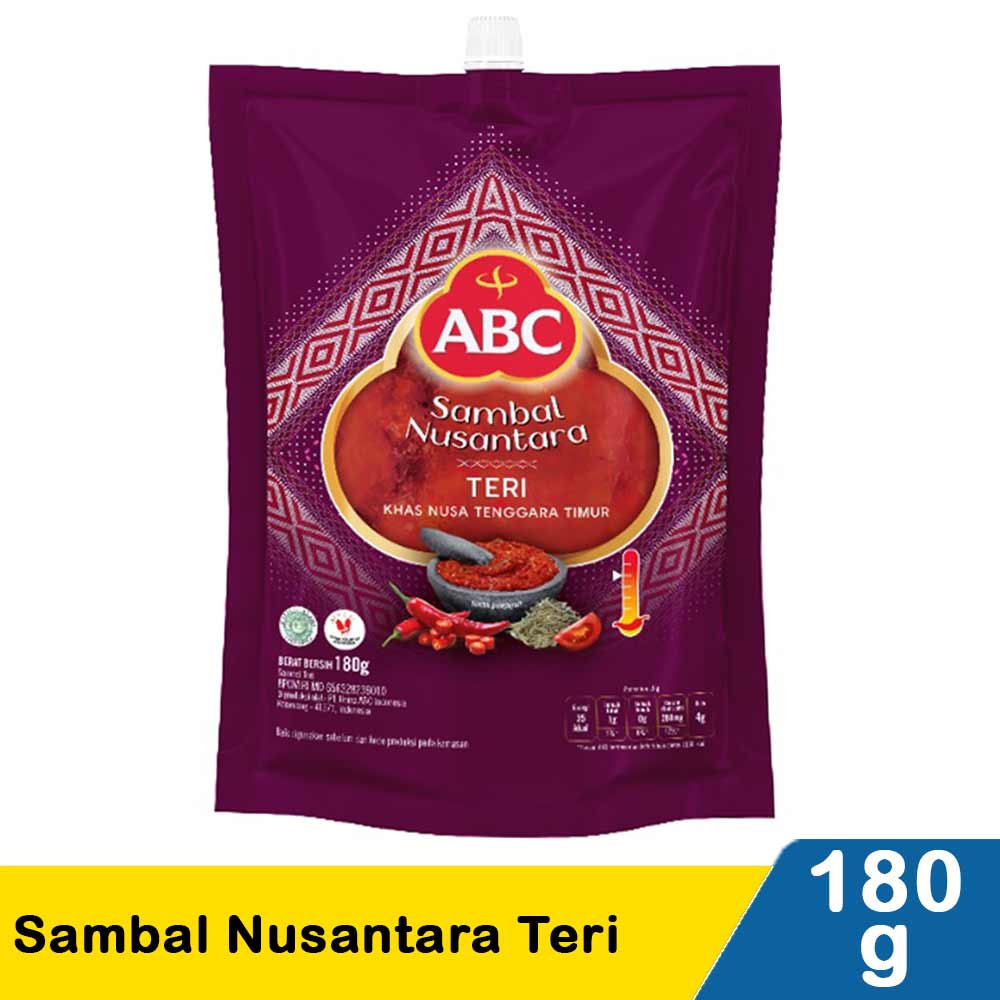 Abc Sambal Nusantara Teri 180G | KlikIndomaret