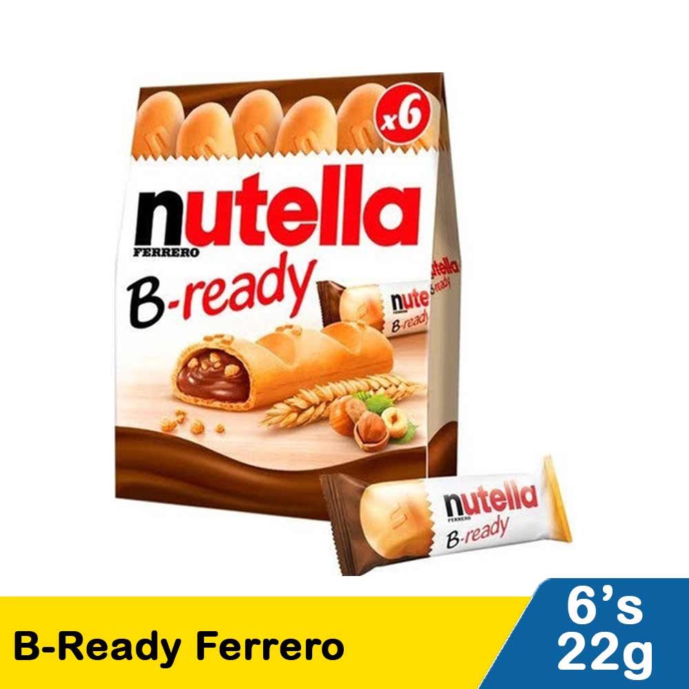 Nutella B-Ready Ferrero 6X22G | KlikIndomaret