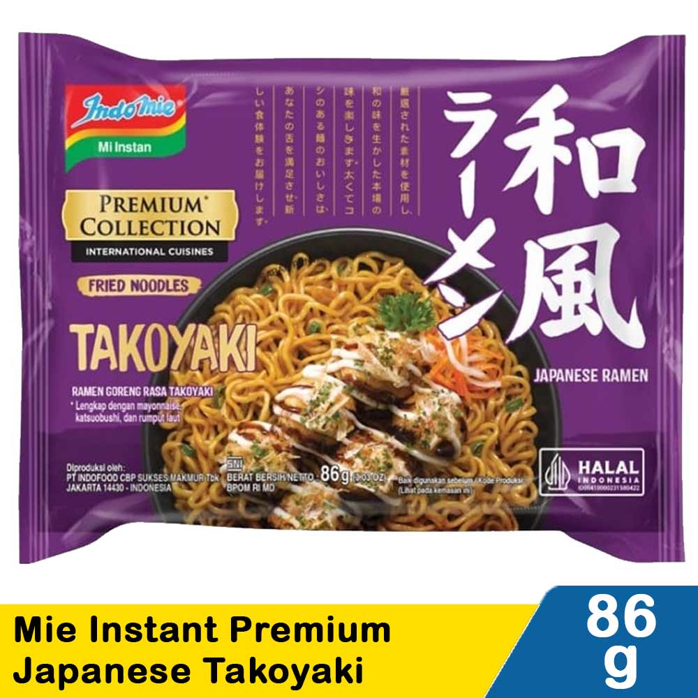 Indomie Mie Goreng Premium Japanese Takoyaki G Klik Indomaret