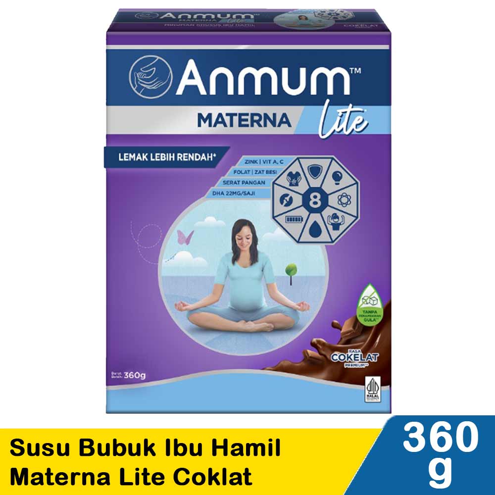 Anmum Susu Bubuk Ibu Hamil Materna Lite Coklat 360G KlikIndomaret