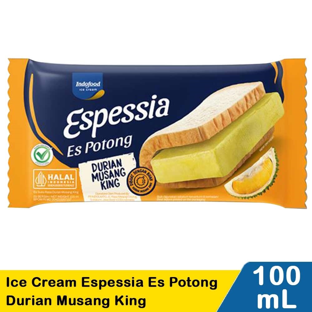 Indoeskrim Ice Cream Espessia Es Potong Durian Musang King 100mL | Klik