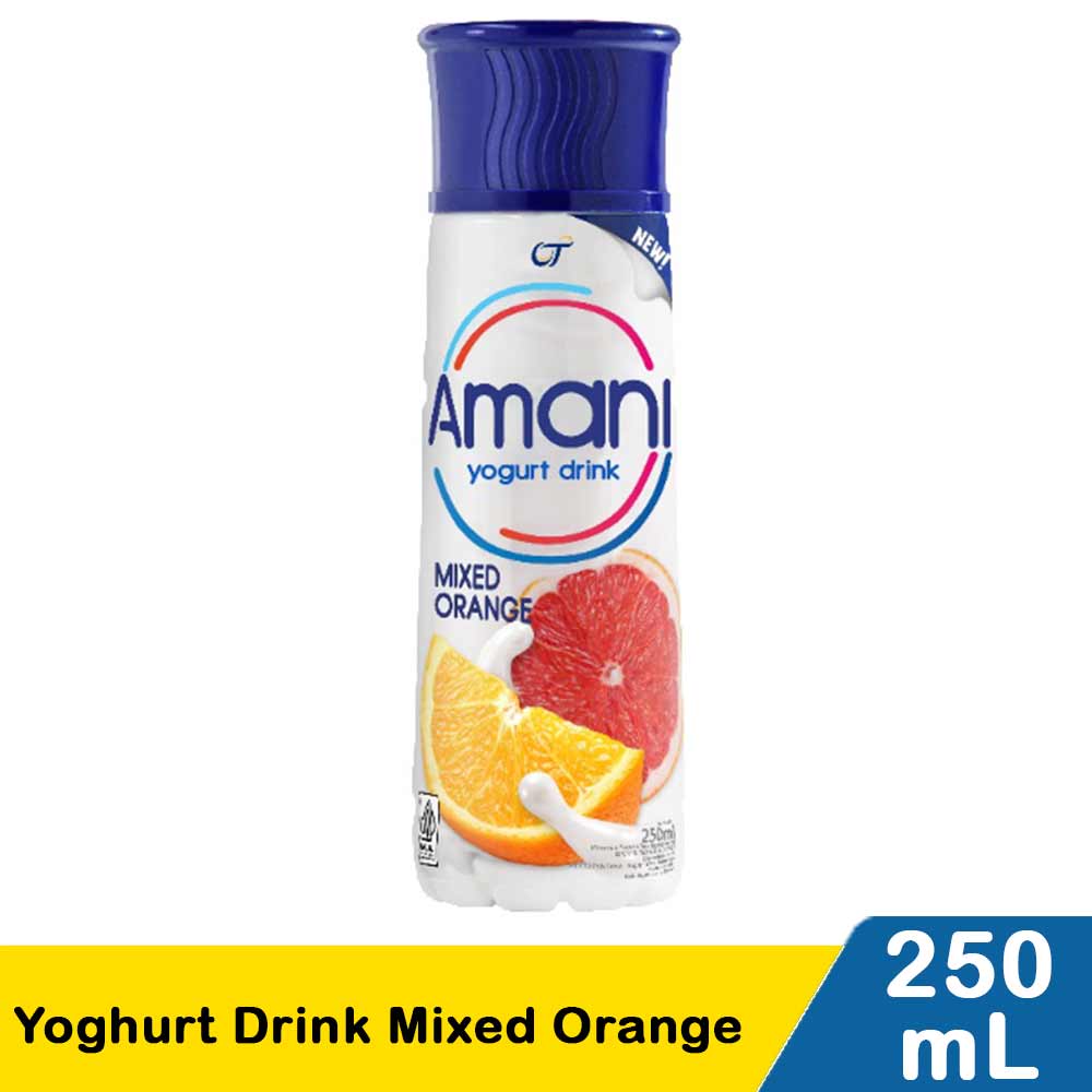 Amani Yoghurt Drink Mixed Orange 250mL | KlikIndomaret