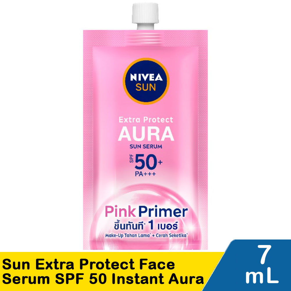 Nivea Sun Extra Protect Face Serum SPF 50 Instant Aura 7mL | Klik Indomaret