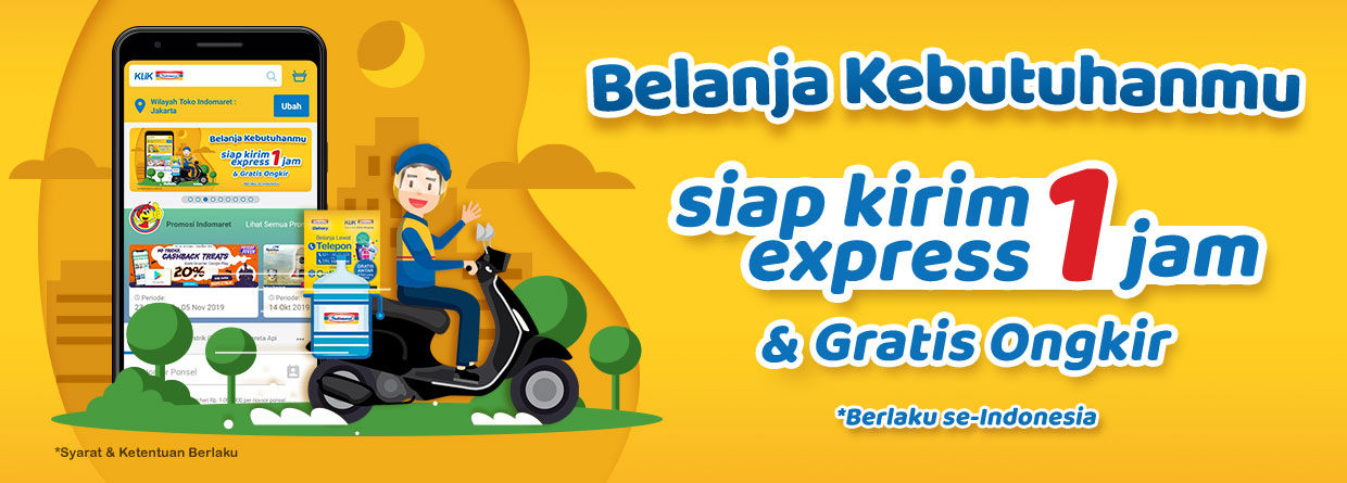 Belanja Kebutuhanmu Di Klik Indomaret Dan Dapatkan Gratis Ongkir