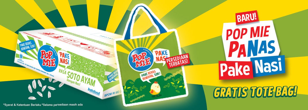 Belanja Pop Mie Paket Nasi Soto Ayam  Gratis Tote Bag 