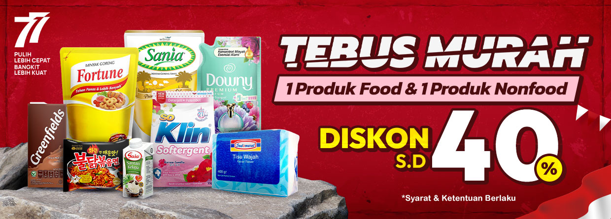 Promo Tebus Murah Produk Pilihan Klik Indomaret